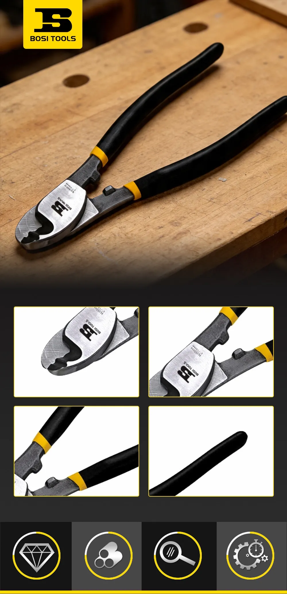 Carbon Steel Precision Cable Cutters